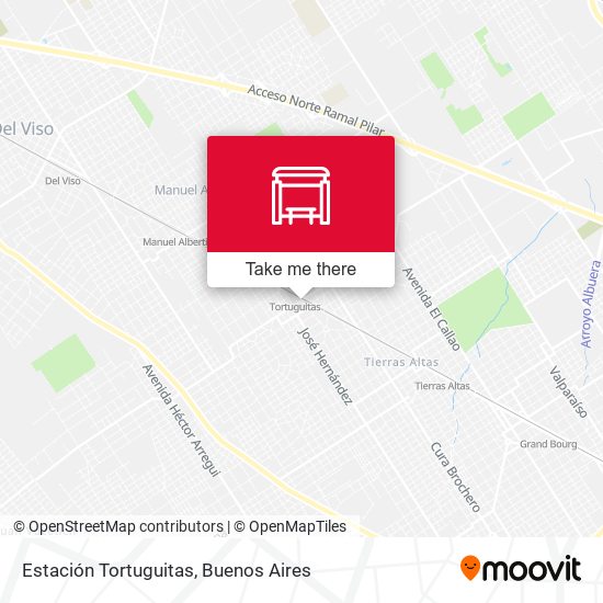 Estación Tortuguitas map