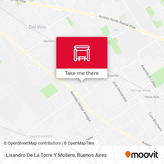 Mapa de Lisandro De La Torre Y Moliere