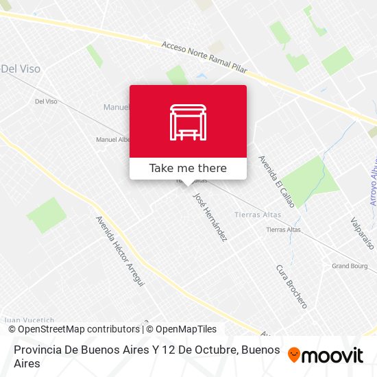 Provincia De Buenos Aires Y 12 De Octubre map