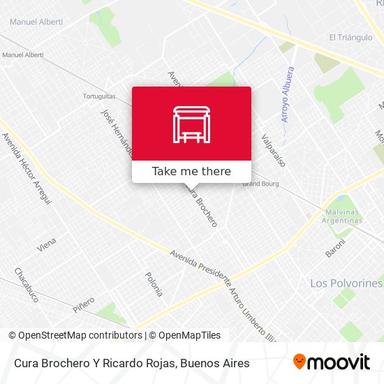 Cura Brochero Y Ricardo Rojas map