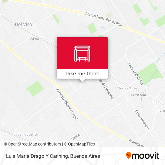 Luis Maria Drago Y Canning map