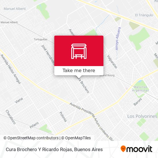 Cura Brochero Y Ricardo Rojas map