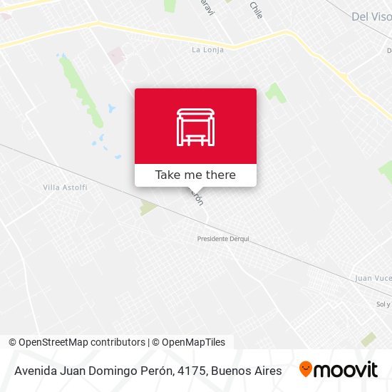 Avenida Juan Domingo Perón, 4175 map