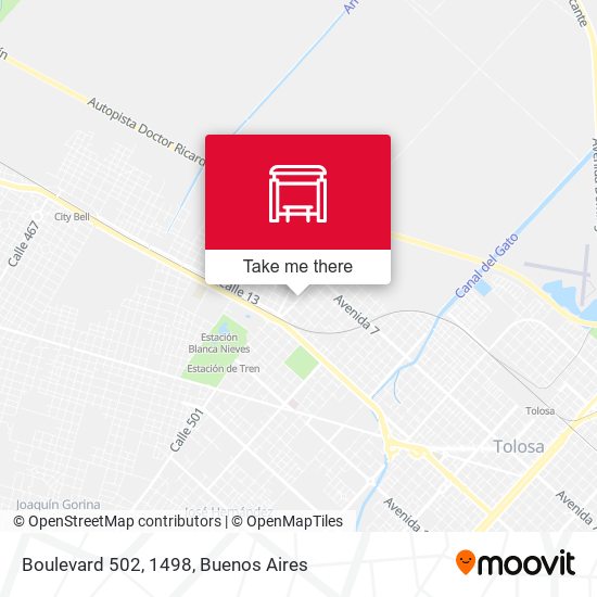 Boulevard 502, 1498 map