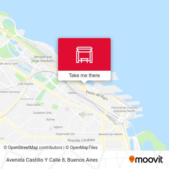 Avenida Castillo Y Calle 8 map