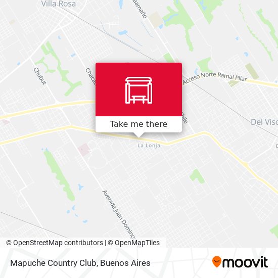Mapuche Country Club map