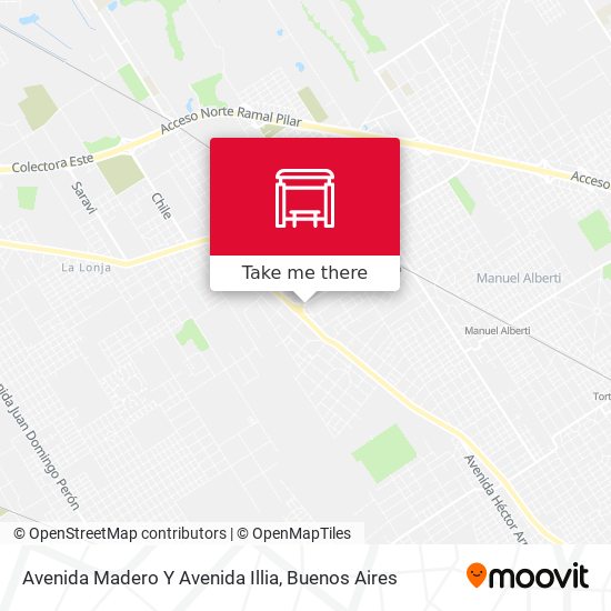 Mapa de Avenida Madero Y Avenida Illia
