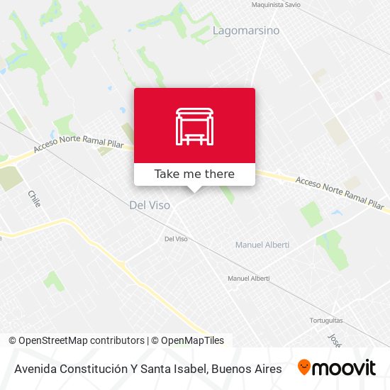 Avenida Constitución Y Santa Isabel map