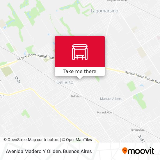 Mapa de Avenida Madero Y Oliden