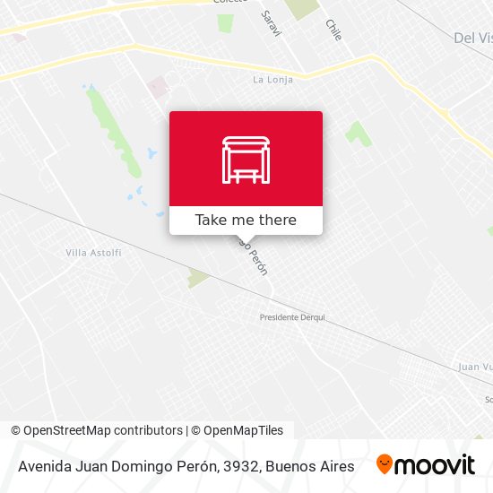 Mapa de Avenida Juan Domingo Perón, 3932