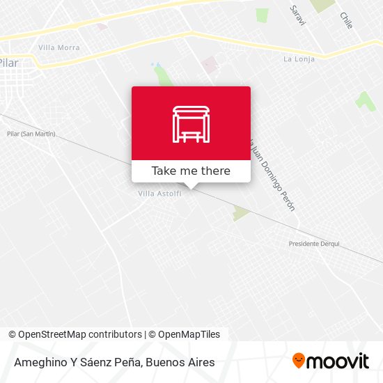 Ameghino Y  Sáenz Peña map