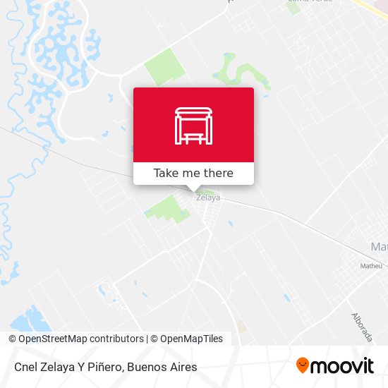 Cnel Zelaya Y Piñero map