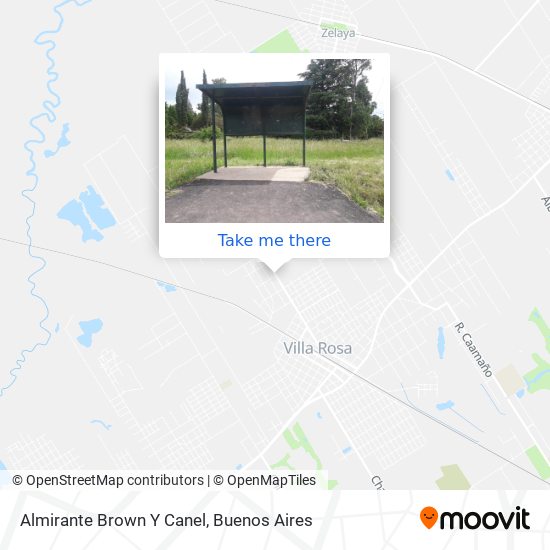 Almirante Brown Y Canel map