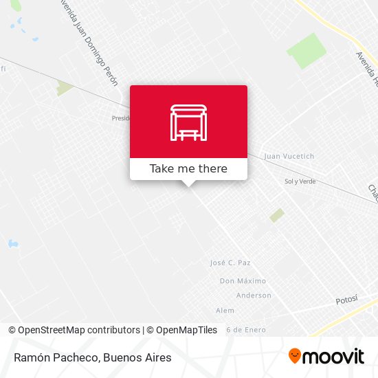 Ramón Pacheco map