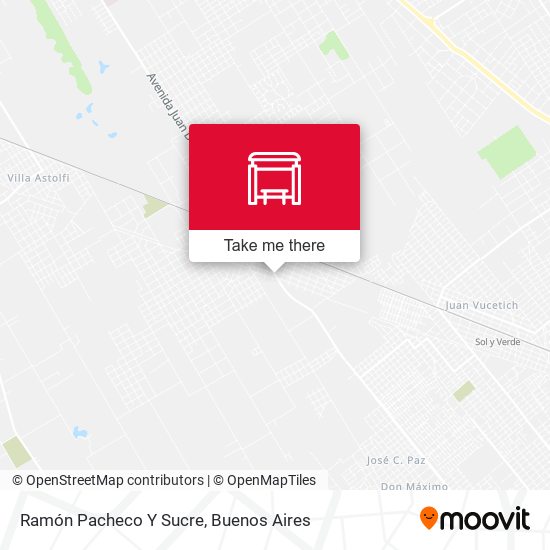 Ramón Pacheco Y Sucre map