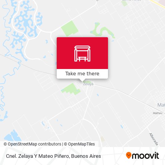 Cnel. Zelaya Y Mateo Piñero map
