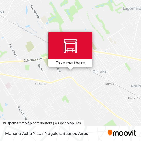 Mariano Acha Y Los Nogales map