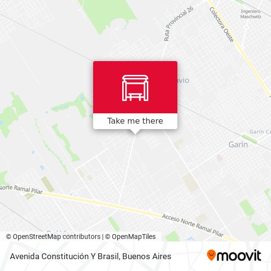 Mapa de Avenida Constitución Y Brasil