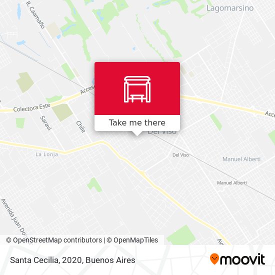 Santa Cecilia, 2020 map
