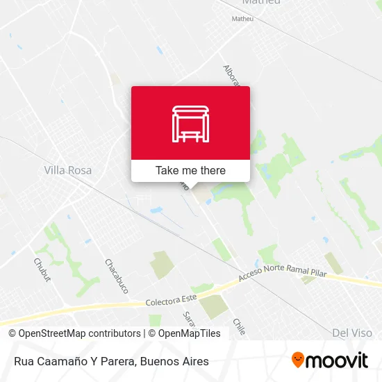 Rua Caamaño Y  Parera map