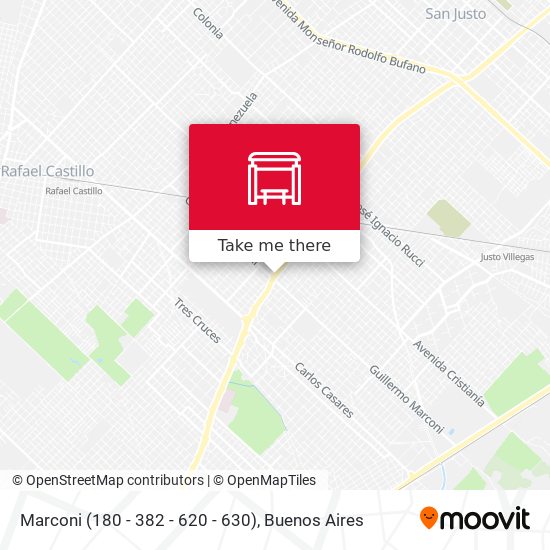 Marconi (180 - 382 - 620 - 630) map