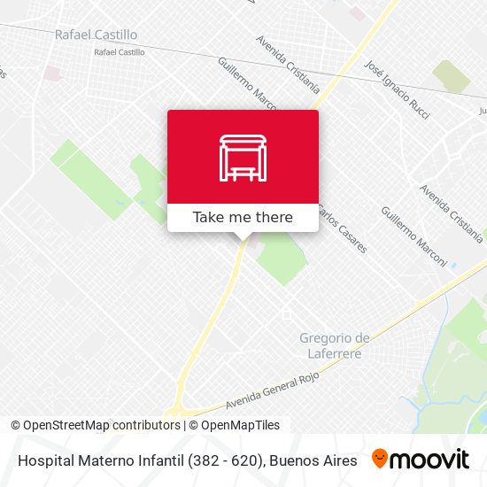 Mapa de Hospital Materno Infantil (382 - 620)