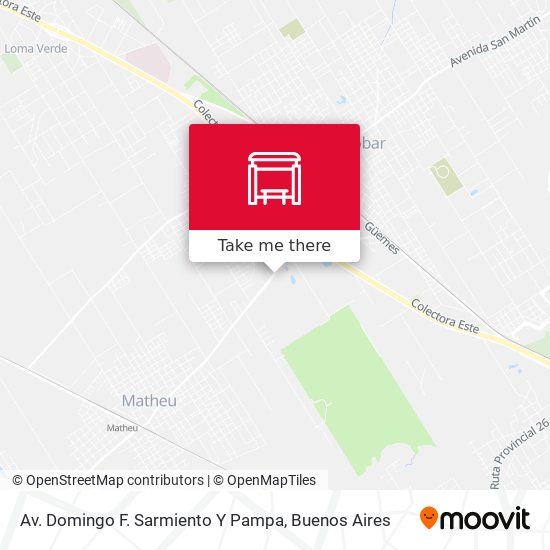 Mapa de Av. Domingo F. Sarmiento Y Pampa