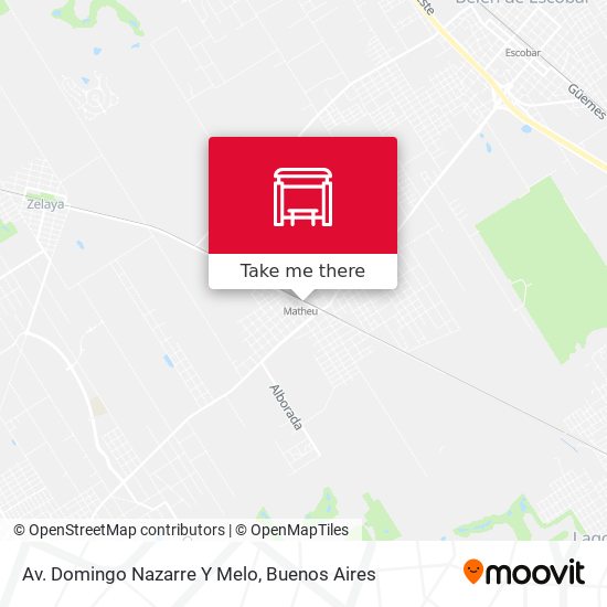 Av. Domingo Nazarre Y Melo map