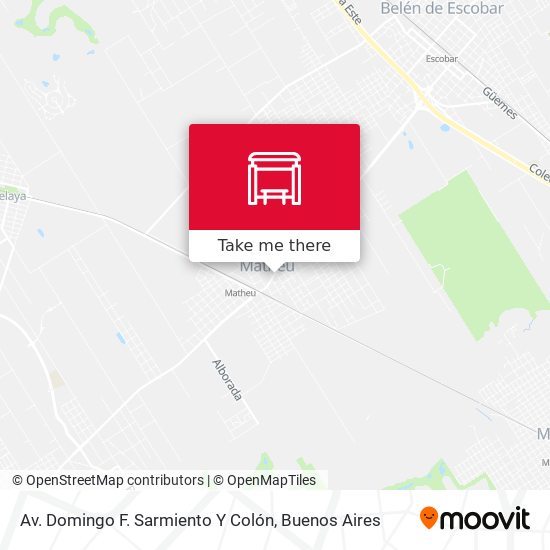 Av. Domingo F. Sarmiento Y Colón map