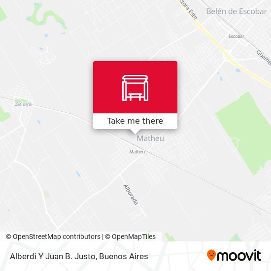 Mapa de Alberdi Y Juan B. Justo