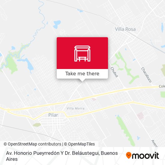 Mapa de Av. Honorio Pueyrredón Y Dr. Beláustegui