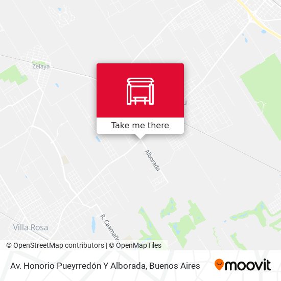 Av. Honorio Pueyrredón Y Alborada map