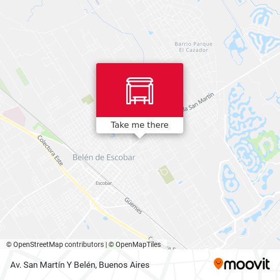 Av. San Martín Y Belén map