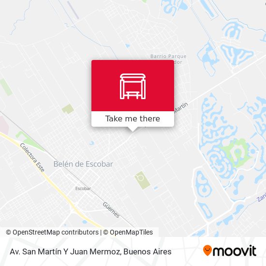 Av. San Martín Y Juan Mermoz map