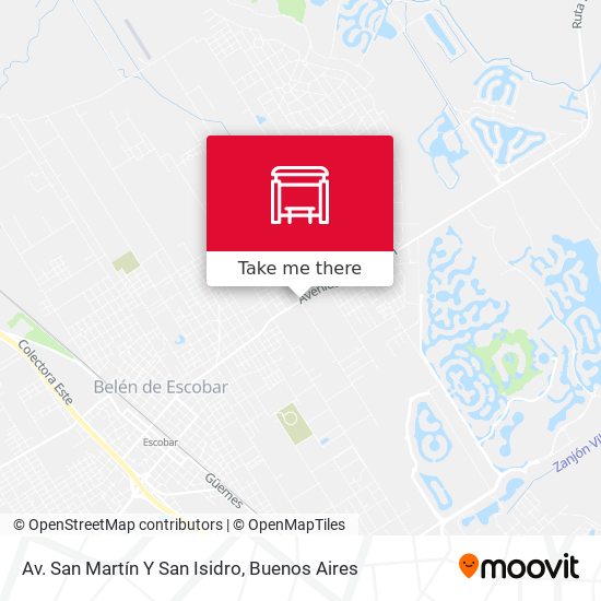 Av. San Martín Y San Isidro map
