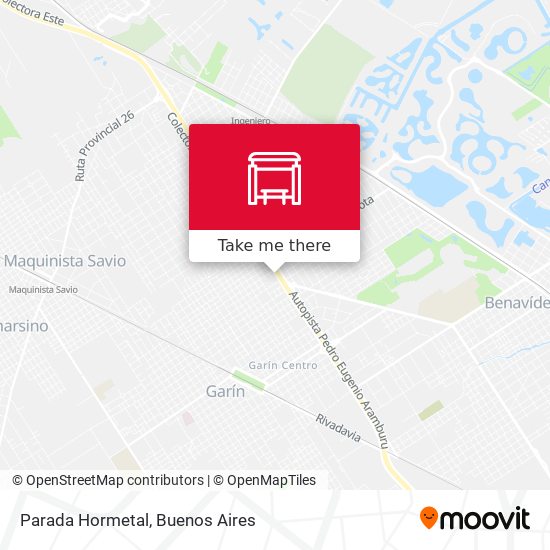 Mapa de Parada Hormetal
