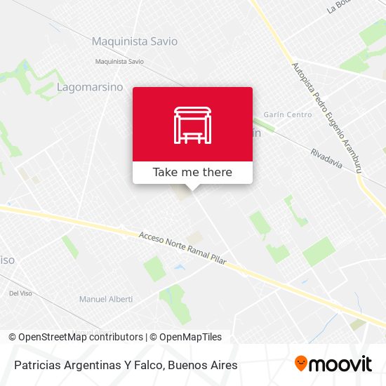 Patricias Argentinas Y Falco map
