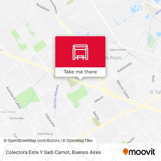 Colectora Este Y Sadi Carnot map