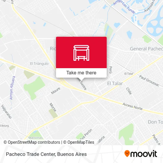 Pacheco Trade Center map