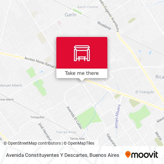 Avenida Constituyentes Y Descartes map