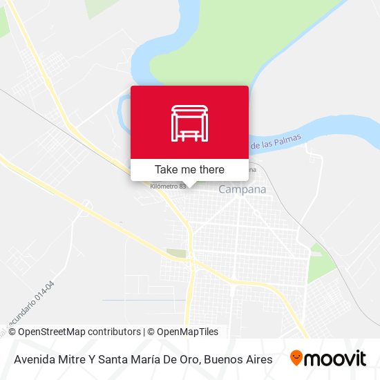 Avenida Mitre Y Santa María De Oro map