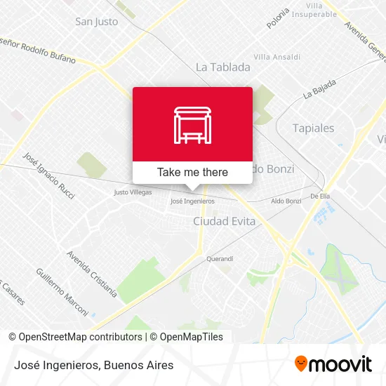 Mapa de José Ingenieros