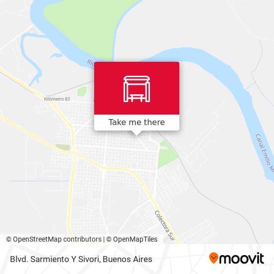 Blvd. Sarmiento Y Sivori map