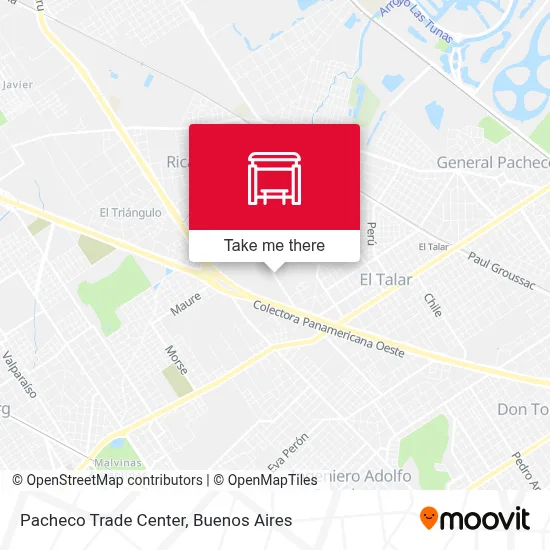 Pacheco Trade Center map