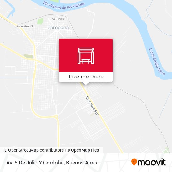 Av. 6 De Julio Y Cordoba map