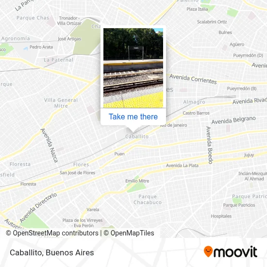 Caballito map