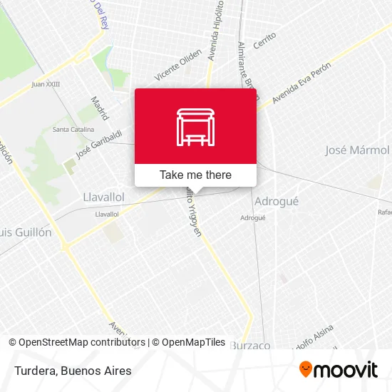 Mapa de Turdera