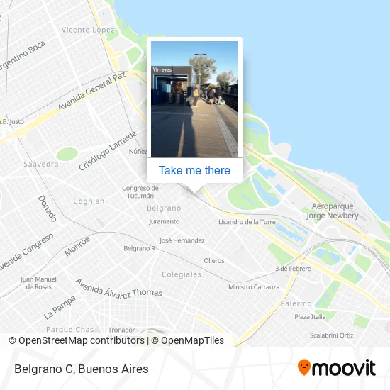 Belgrano C map