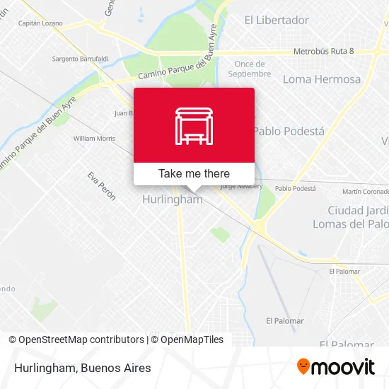 Hurlingham map