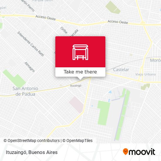 Mapa de Ituzaingó